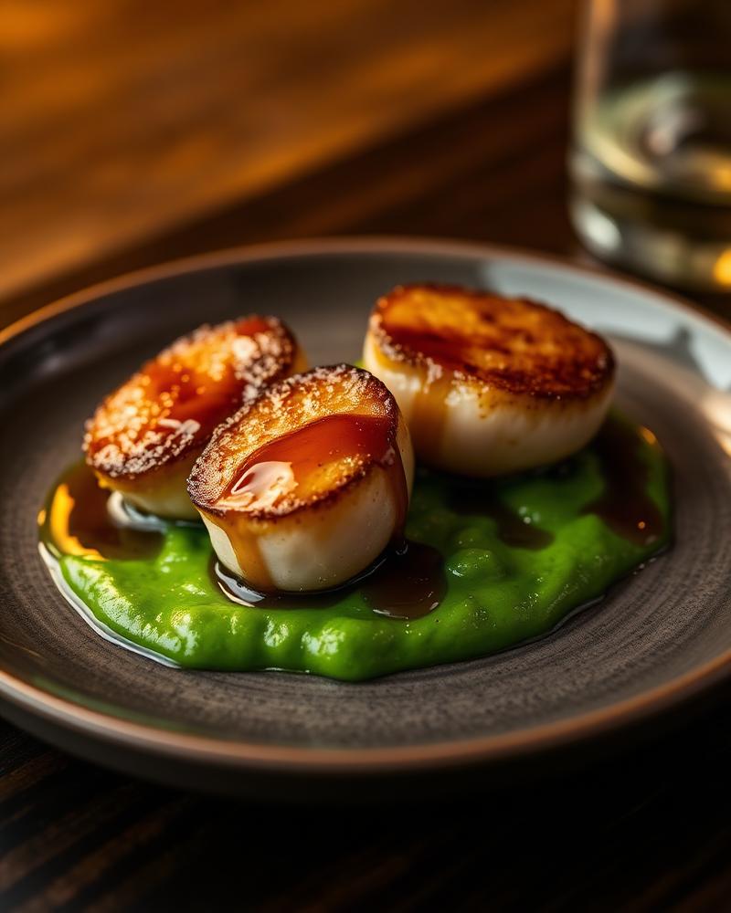Miso-Butter Scallops